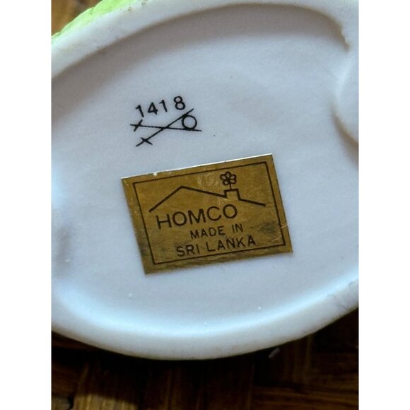 Vintage Homco Animal Figurines Set Of 3 Raccoon Bear & Rabbit Hand-Painted - Picture 6 of 7